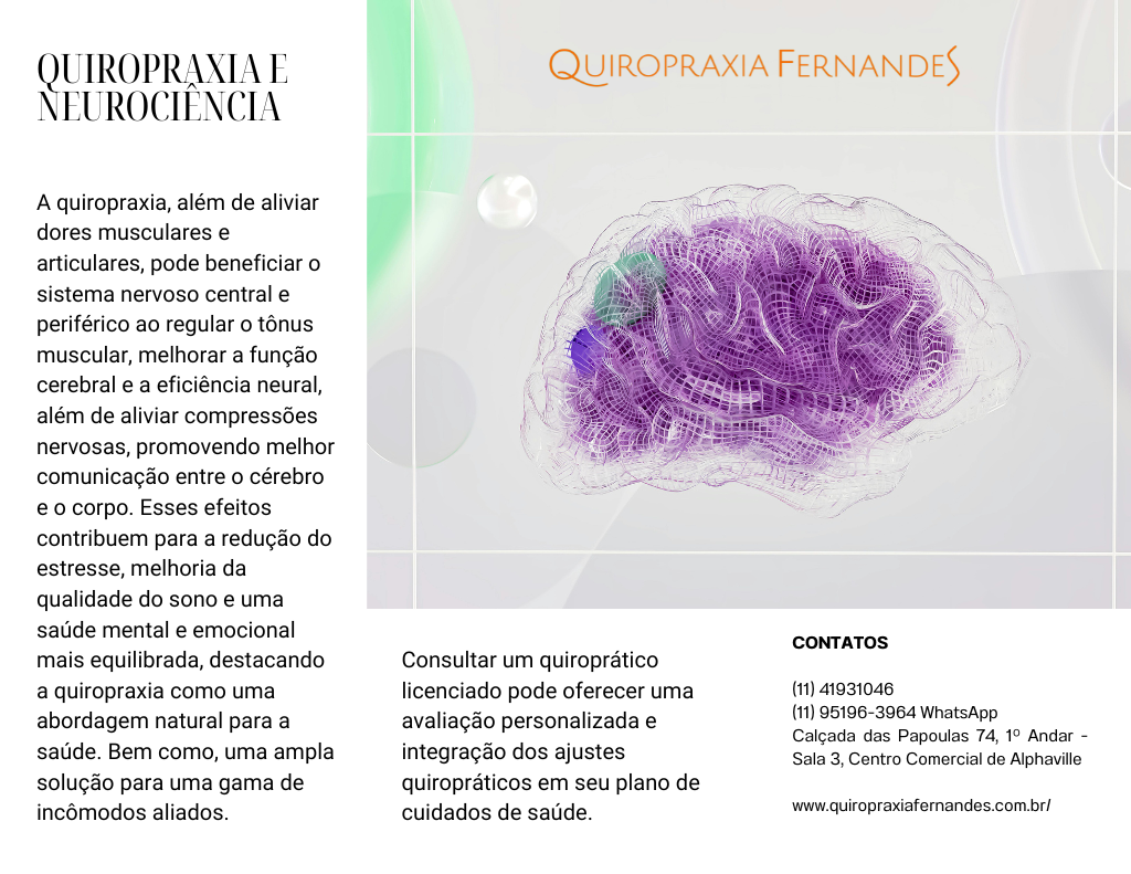 QUIROPRAXIA E NEUROCIÊNCIA