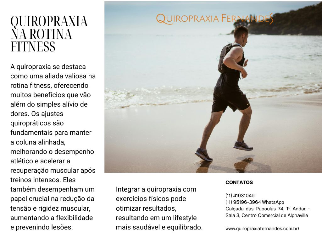 QUIROPRAXIA NA ROTINA FITNESS