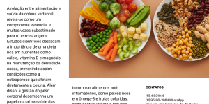 alimentação e a coluna